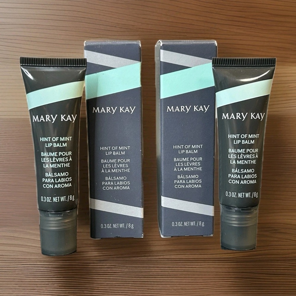 LOT OF 2 Mary Kay Hint of Mint Lip Balm # 199615 NIB Stocking Stuffer - Picture 1 of 1